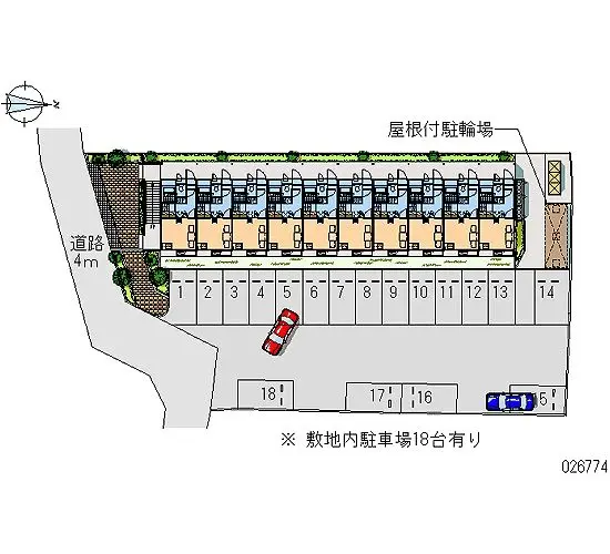 ★手数料０円★岡山市中区祇園　月極駐車場（LP）